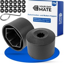 Radmutternkappen SW17 Radschraubenkappen Auto Schraube Mutter Kopf Abdeckung Cap