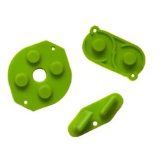  NEW Nintendo Game Boy DMG System Button Rubber Pads Set Green