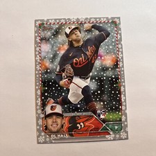 2023 Topps Holiday - Metallic #H147 DL Hall (RC)