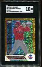 2023 Topps Pro Debut Gold Mini Diamond Gabriel Rincones /50 #PDC-134 SGC 10 GEM