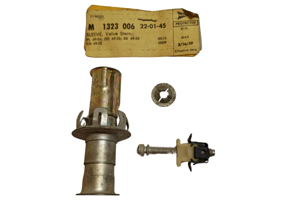 1949-1954 Chrysler Plymouth Dodge DeSoto Wheel Valve Sleeve 1323006 NOS - Image 2 of 4