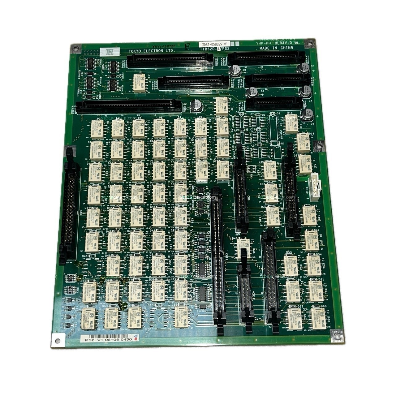 Tokyo Electron TYB62D-4/PS2 3D81-050029-V1 Circuit Board