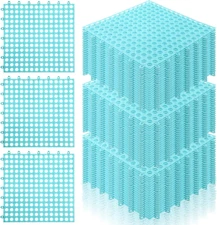 50 Pcs 11x11 Interlocking Drainage Tiles Non Slip Floor Mats TPE Bathroom Patio