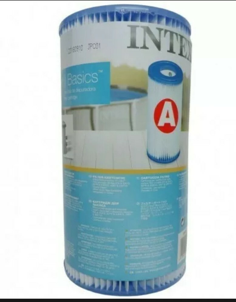 Intex 28604 Swimming Pool Filter Pump & Cartridge for 8ft/10ft 