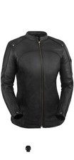 True Element Biker Black Leather Jacket Women’s Size 3xl