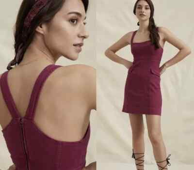 Anthropologie Square Neck Linen Blend Mini Cargo Dress Size 10 Stretch | eBay Anthropologie Square Neck Linen Blend Mini Cargo Dress Size 10 Stretch | eBay