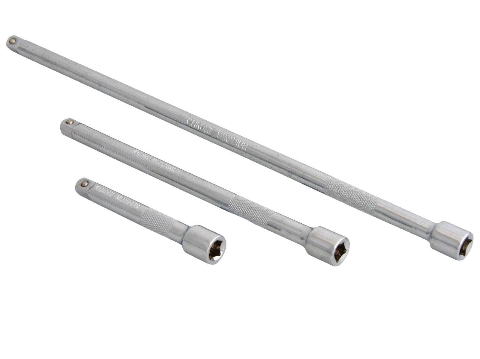 Blue Spot 02074 Extension Bar Set 3 Piece 1/4D Chrome Vanadium