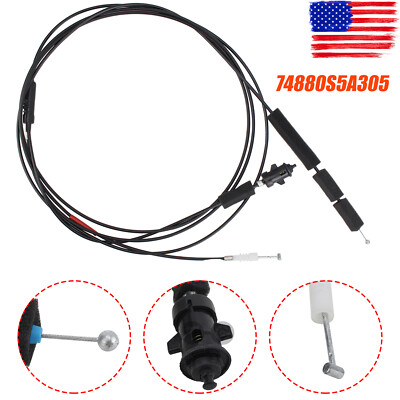 Trunk Lid Fuel Door Release Cable 74880-S5A-A02 For Honda Civic