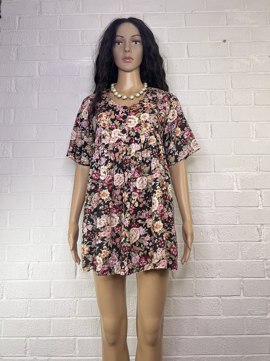 2025ss 新品未使用Peasant Tunic 8y Vintage New With Tag Top Tunic Dress in Floral Size M medium