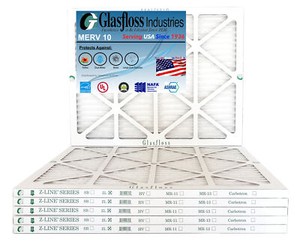16x25x4 Merv 11 Furnace Filter 6 Pack By Glasfloss Industries 16x25x4 Merv 11 Furnace Filter 6 Pack By Glasfloss Industries