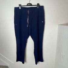 FIGS Technical Collection Women's Scrub Pants Navy Blue Size XXL Straight Leg