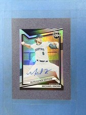 2022 Elite Extra Edition Michael Knorr auto Holo Houston @QI12
