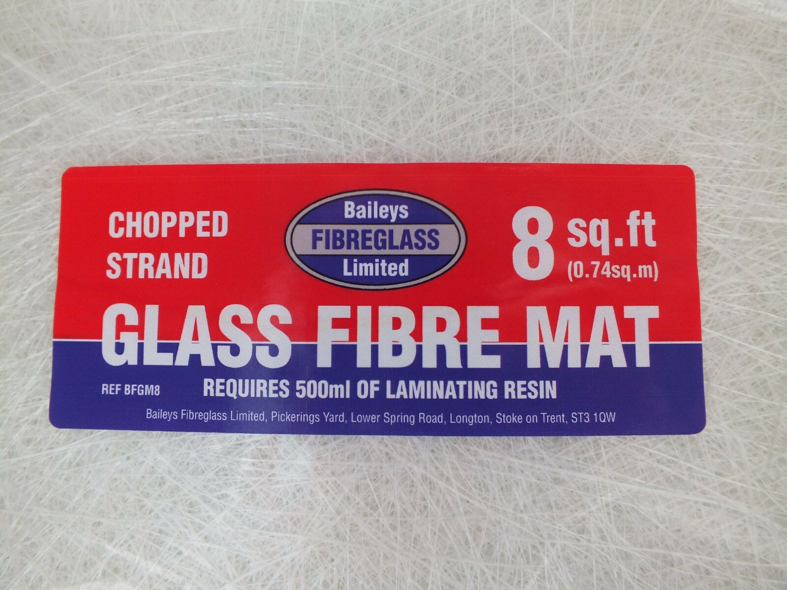 Baileys Fibreglass Repair Kit 40 Sq.ft Matting With Bubble Buster eBay