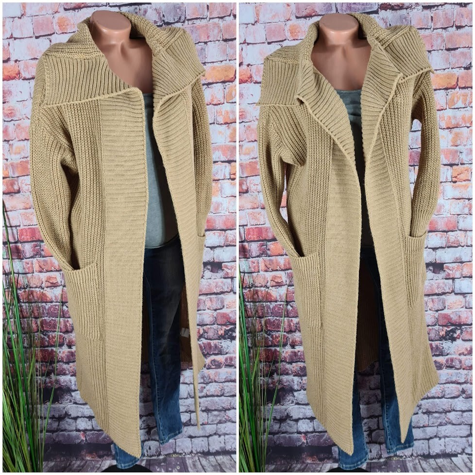Oversize Strickjacke Grobstrick Otto Damen Strickjacke Lang