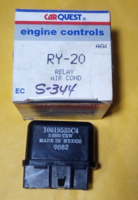 jampan Carquest NOS Air Condition Relay RY-20 (S-344) | eBay