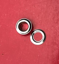 Occhielli vela 20 Pz VL40 in ottone NICHELATO Ø 9,5 mm INTERNO CON RONDELLA