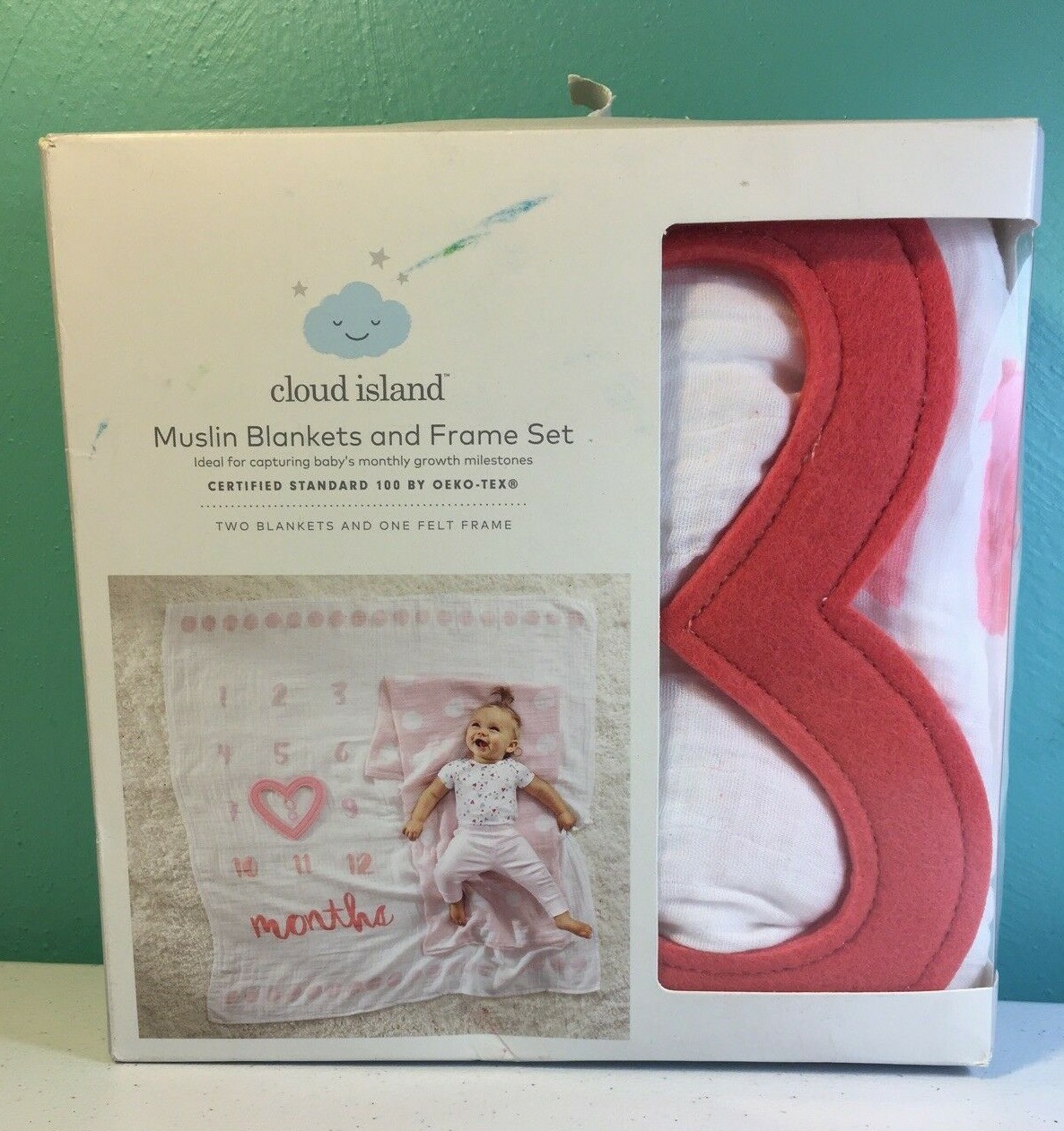muslin blanket and frame set