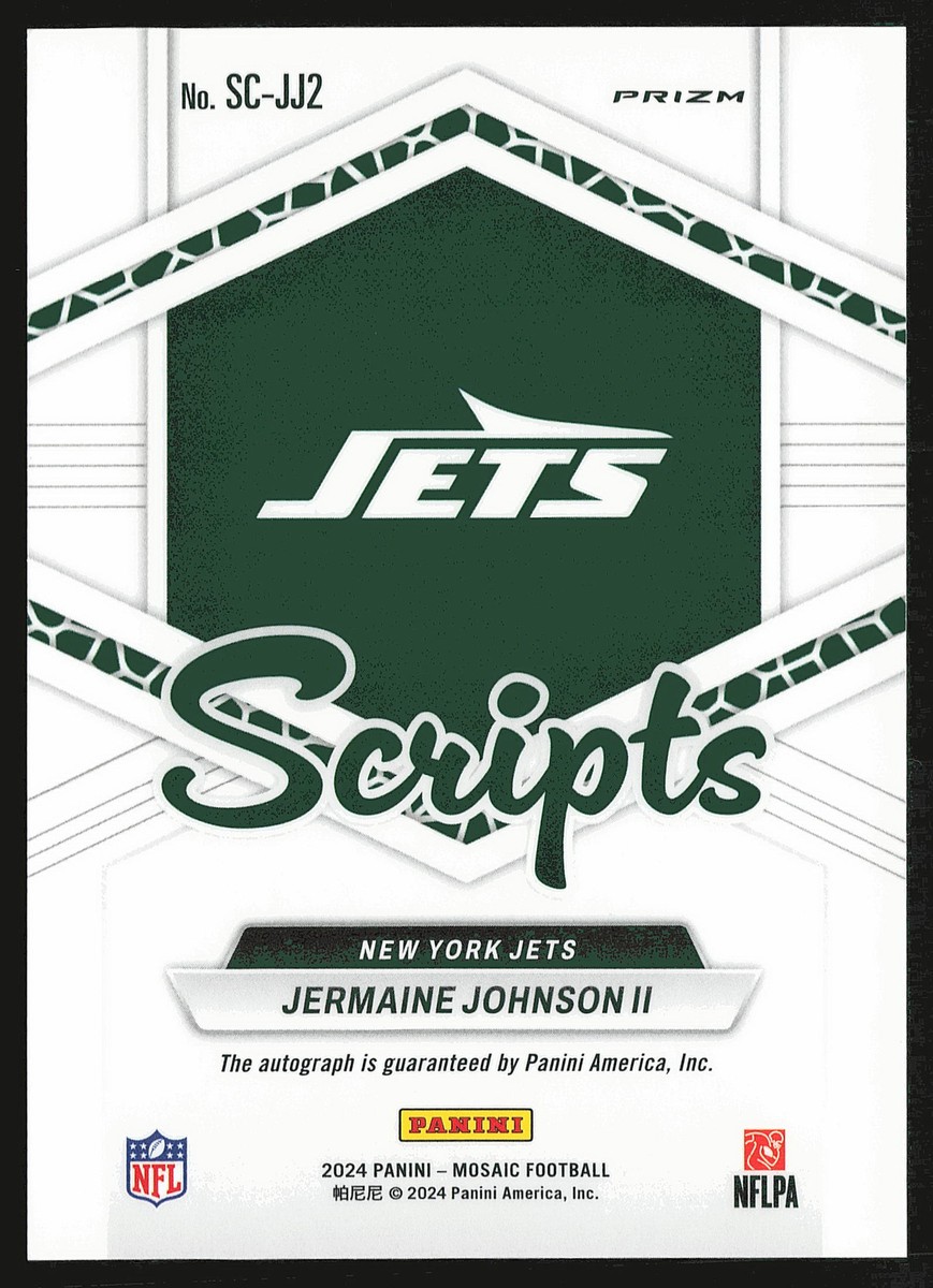 2024 Panini Mosaic #SC-JJ2 Jermaine Johnson II Scripts Auto AU | eBay