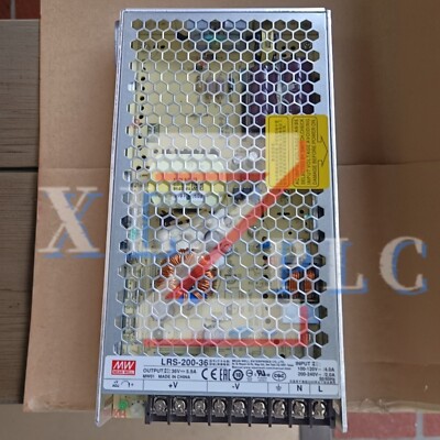 1PCS  New Mean Well LRS-200-36 | 36V Switch Power Supply In Box*