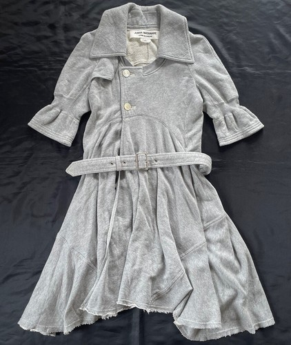 JUNYA WATANABE COMME des GARÇONS Cotton Knit Jersey Trench Coat Made in Japan - Picture 2 of 17