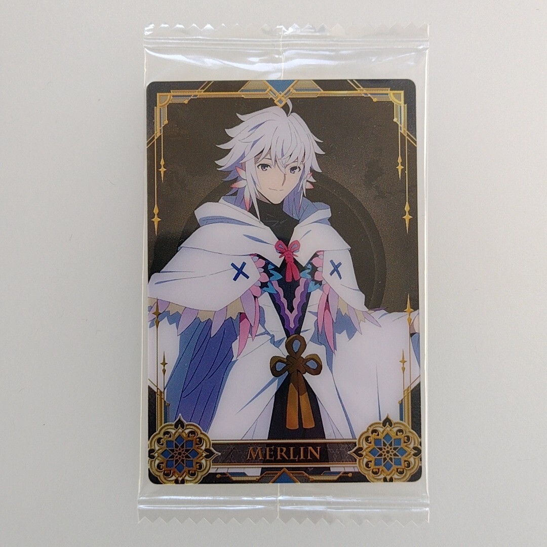 Fate Grand Order FGO | Merlín: Caster | Tarjeta de oblea Bandai Nº16 Envío gratuito