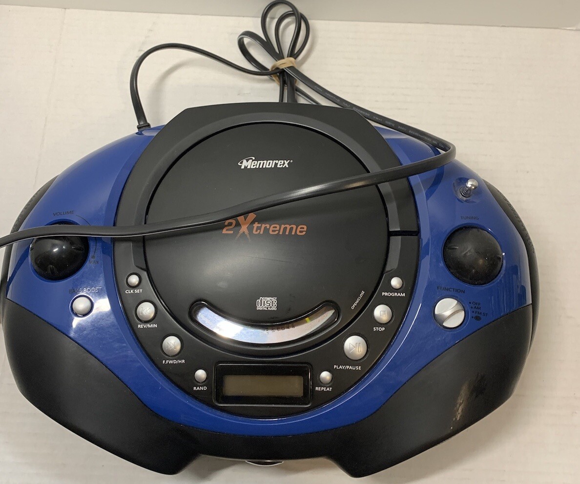 Memorex 2xtreme Sport MP3851SP CD Player Am/fm Stereo Radio