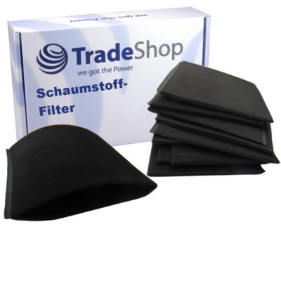 10x Schaumfilter Staubsaugerfilter für Einhell TE-VC 2340 SA TH-VC 1815