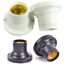 2x Light Sockets E14 E26/E27 Lamp Socket Lamp Holder Bulb Base Converter