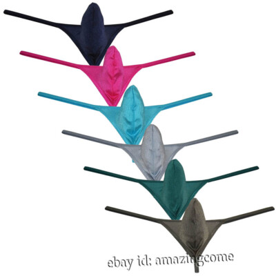 Mens triangle back thong underwear guy endless sex appeal g-string bikini bottom
