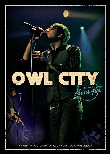 Owl City Live From Los Angeles DVD (Eagle Vision) New And Sealed