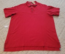 Duluth Trading Co Polo Mens X-Large XL Shirt Short Sleeve Clasred Cotton NWT