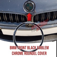 BMW Gloss Black Badge Ring Cover Roundel F20 ...