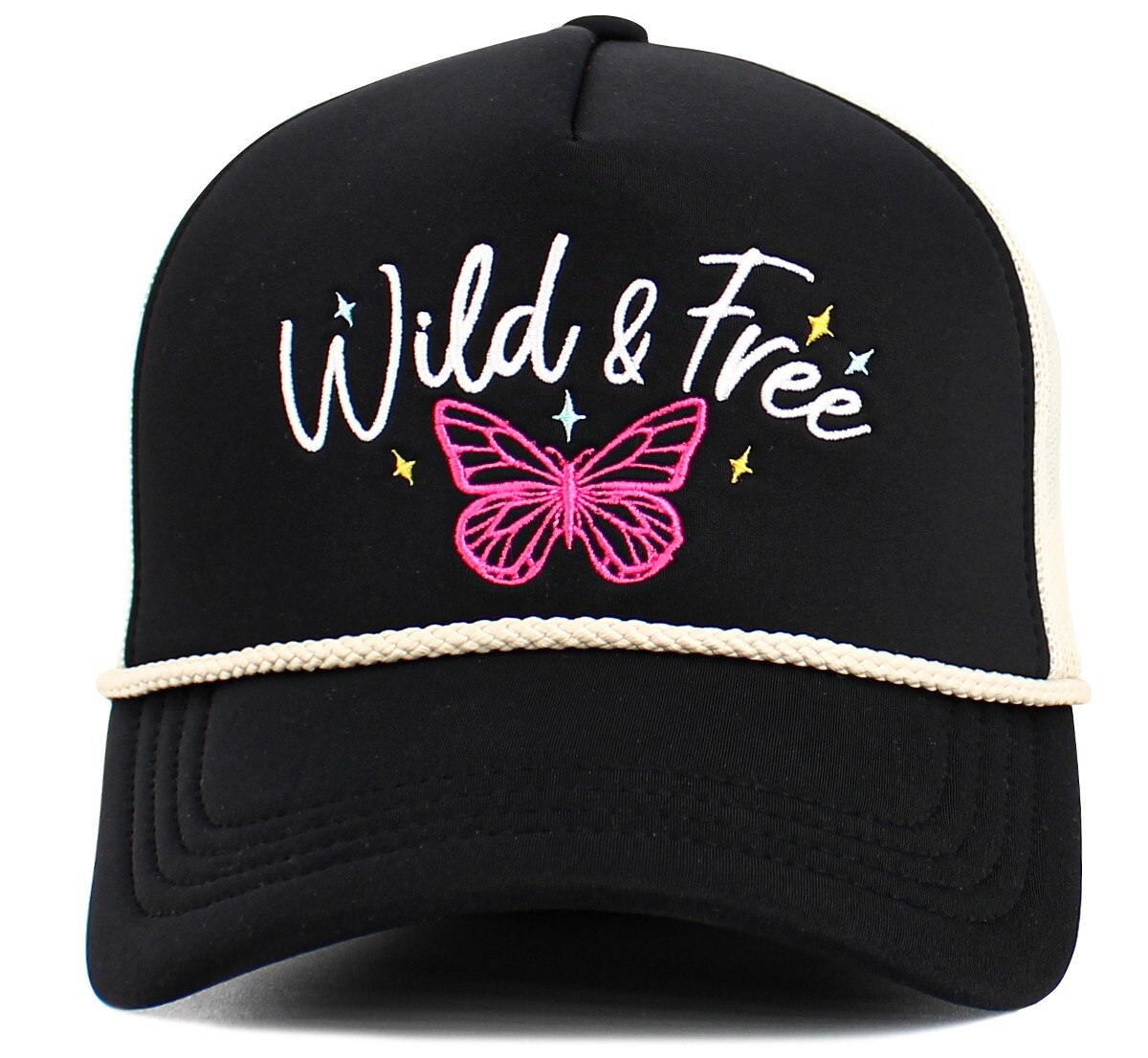 KBETHOS Wild & Free Foam Trucker Mesh Cap Adjustable
