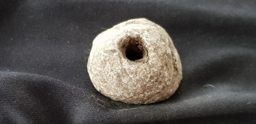 Very rare Saxon lead Spindle whorl uncleaned condition found England 1970s L82m