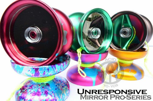 Acid Reflect Unresponsive Professional Yo-Yo Anodized Aluminum Trick Metal Yoyo - Picture 79 of 85
