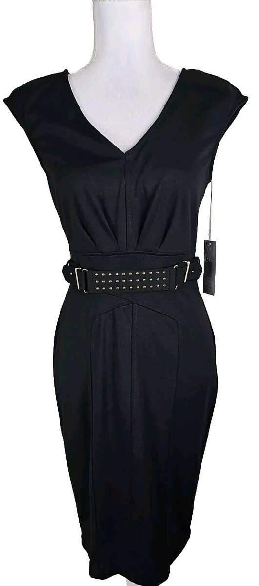 Jennifer Lopez ~Woman Size 2~ Black Sheath Sleeveless Dress Unlined NWT |  eBay