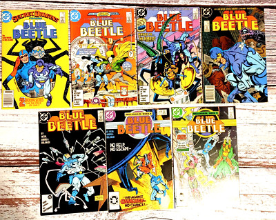 DC Comics lot of 7 Featuring Blue Beetle. Secret Origins #2 + BB #'s 10-11,16 +