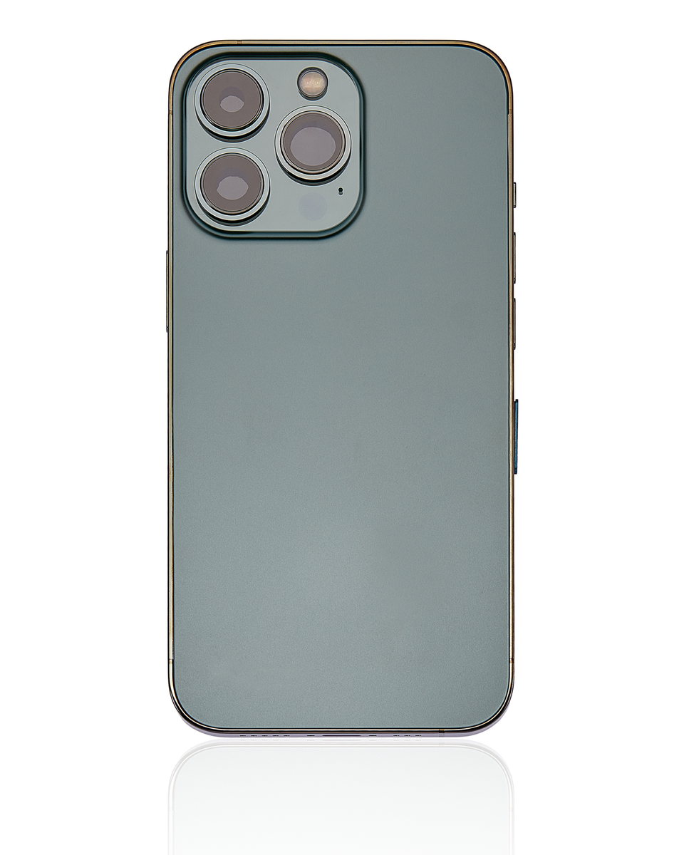 Back Housing W/ Small Components Pre-Installed Compatible iPhone
