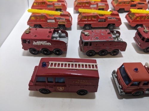 Vintage Matchbox No 29 Fire Pumper Rover Lesney England DENVER Toy Truck Foamite - Picture 5 of 24