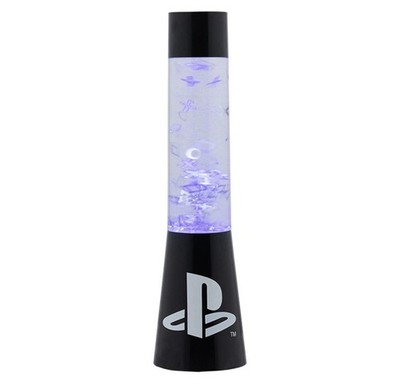 PlayStation Glitzer Lava-Lampe mit schwebenden Controller-Icons Paladone