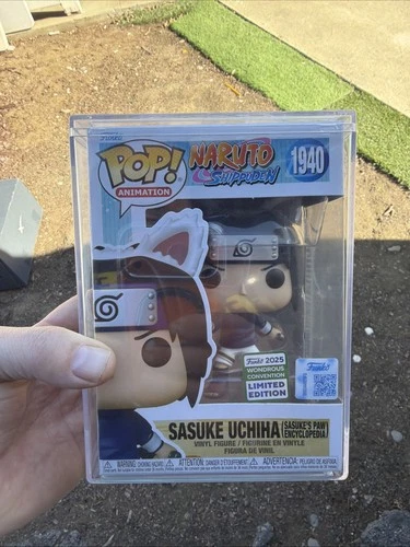 Sasuke Uchiha Funko Pop! Naruto WonderCon 2025 Exclusive Con Sticker #1940 Anime