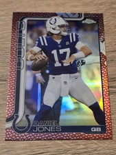 2025 Topps Chrome #132 Daniel Jones Football