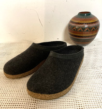 HAFLINGER Clog  Grizzly Torben Charcoal EU 46 / 13 US