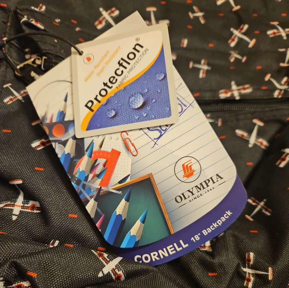 Mochila Olympia U.S.A. Cornell 18 pulgadas negra Foto 2 de 3