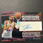 2024-25 Panini Prizm Black Trae Young Hawks Sensational Signatures Auto 07/15