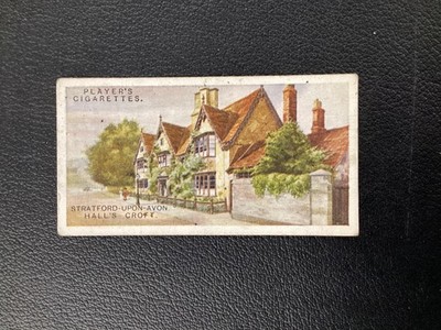 1917 Player's Shakespearean Series #23 Hall's Croft Stratford-upon-Avon