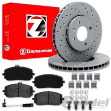 Zimmermann BREMSSCHEIBEN 350mm + BEL&Auml;GE VORNE f&uuml;r MERCEDES W177 W247 W118