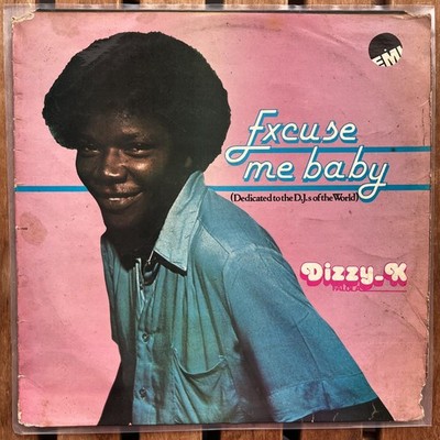 Dizzy K. Falola  - Excuse Me Baby (1st Nigeria 1982) - LP/VG+ - Cover/VG