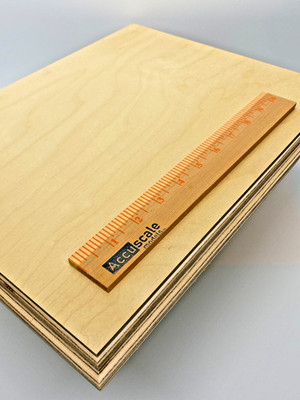 Accuscale Models Wood Display Base for laser cut 1/48 LARGE United States Navy