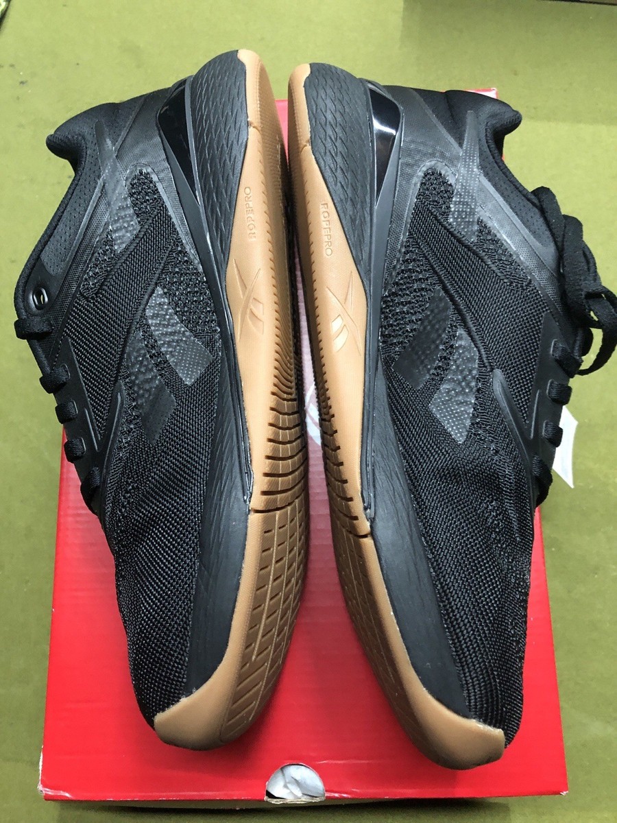 Brand New Men Reebok Nano X5 Black Gum Cross-Training Shoes 8 US